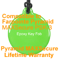 Proximity Epoxy Key Fob Farpointe Pyramid MAXSecure Format Compatible with Farpointe Pyramid PSK-3